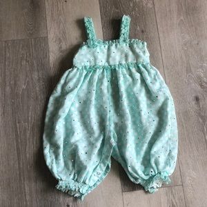 Mint Dress Baby Jumpsuit